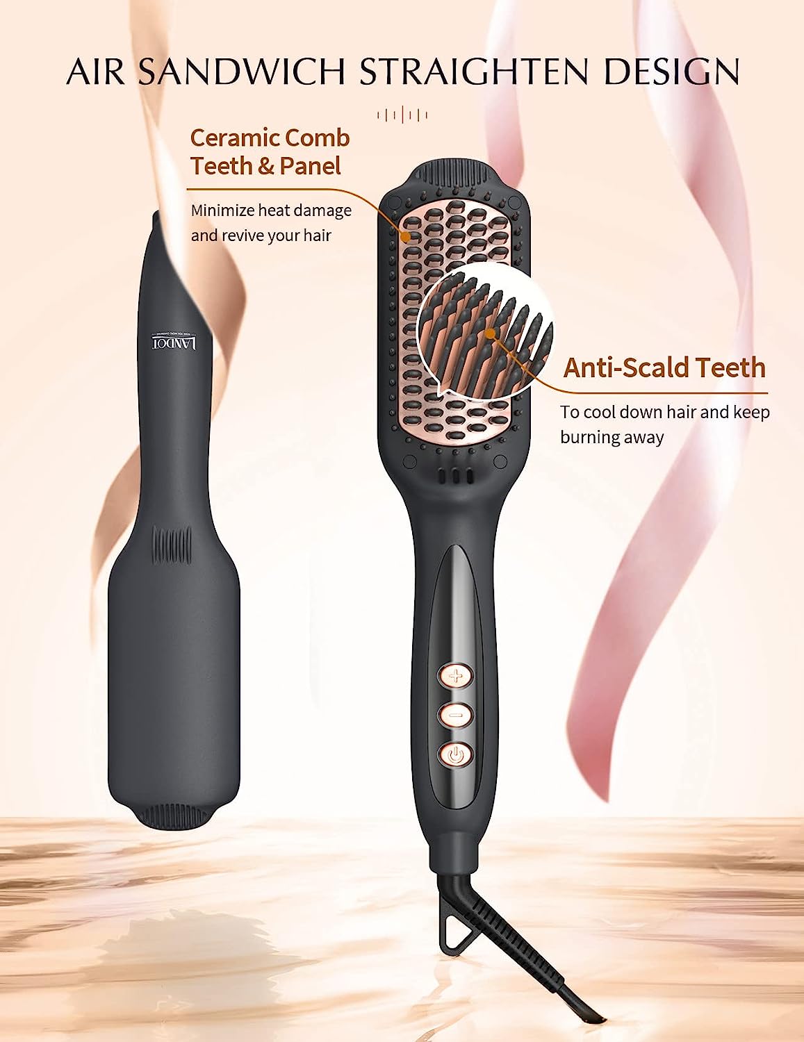 Hair Straightener Brush