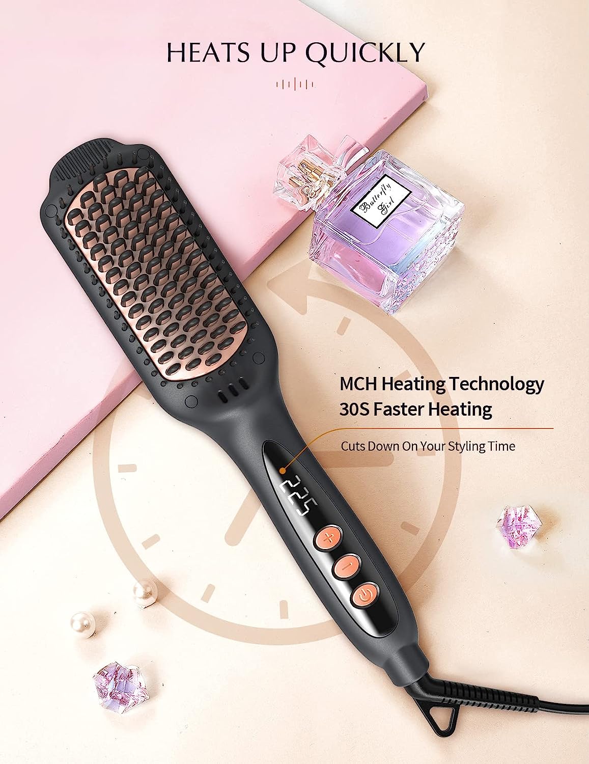 Hair Straightener Brush