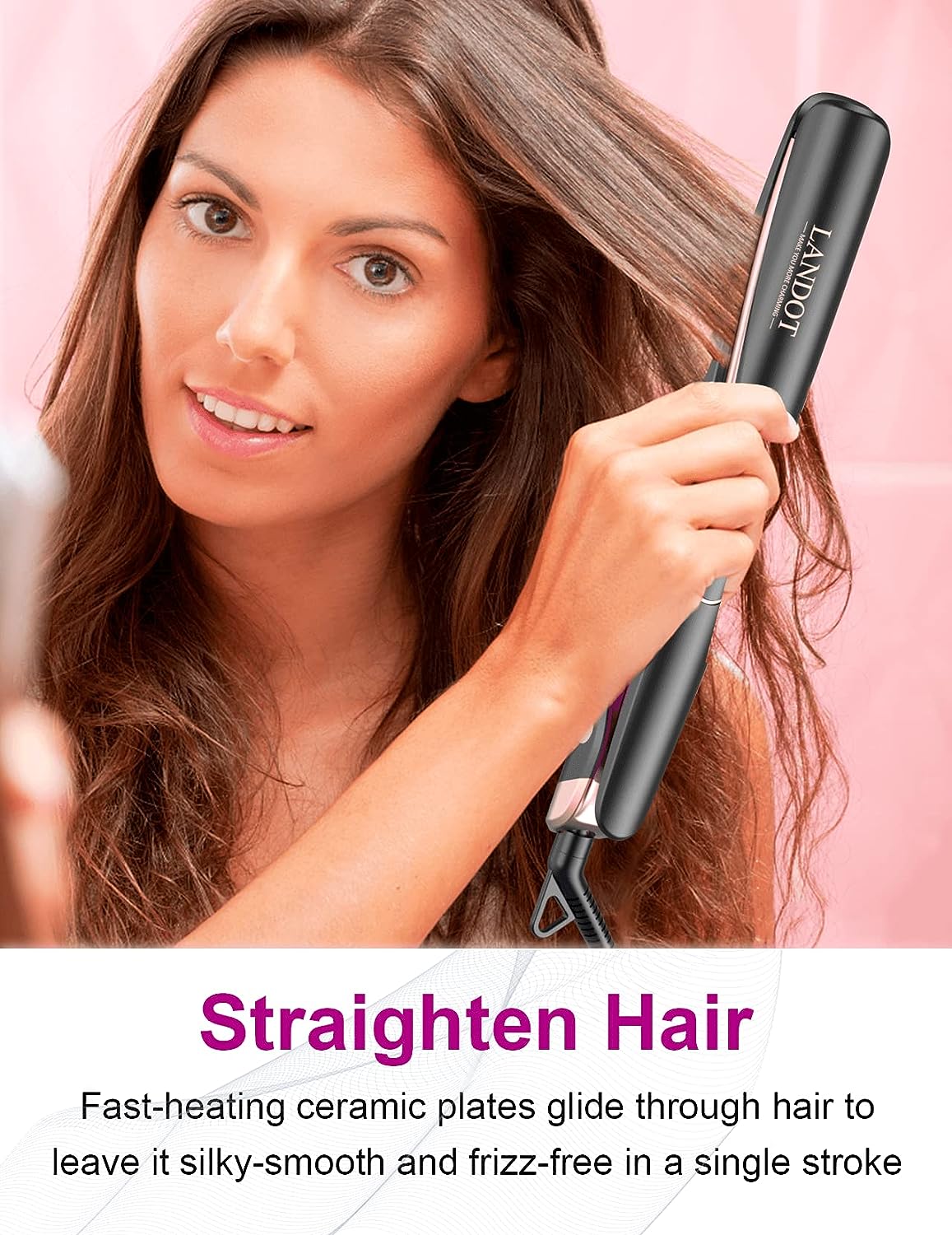 Hair Straightener and Curler 2 in 1