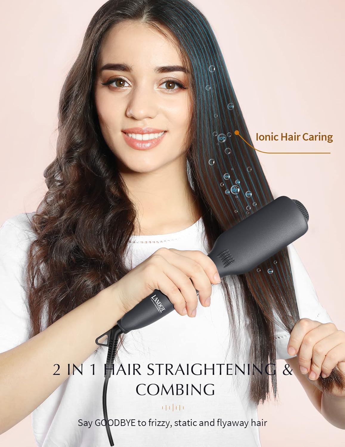 Hair Straightener Brush